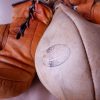 Vintage boxing gloves and fast bag