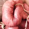 image of leather boxing gloves for children